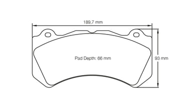 Pagid Racing Brake Pads No. 8081